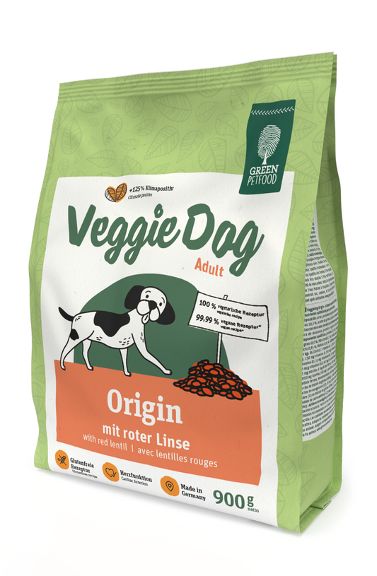 Green Petfood VeggieDog Origin, 0,9Kg Sack