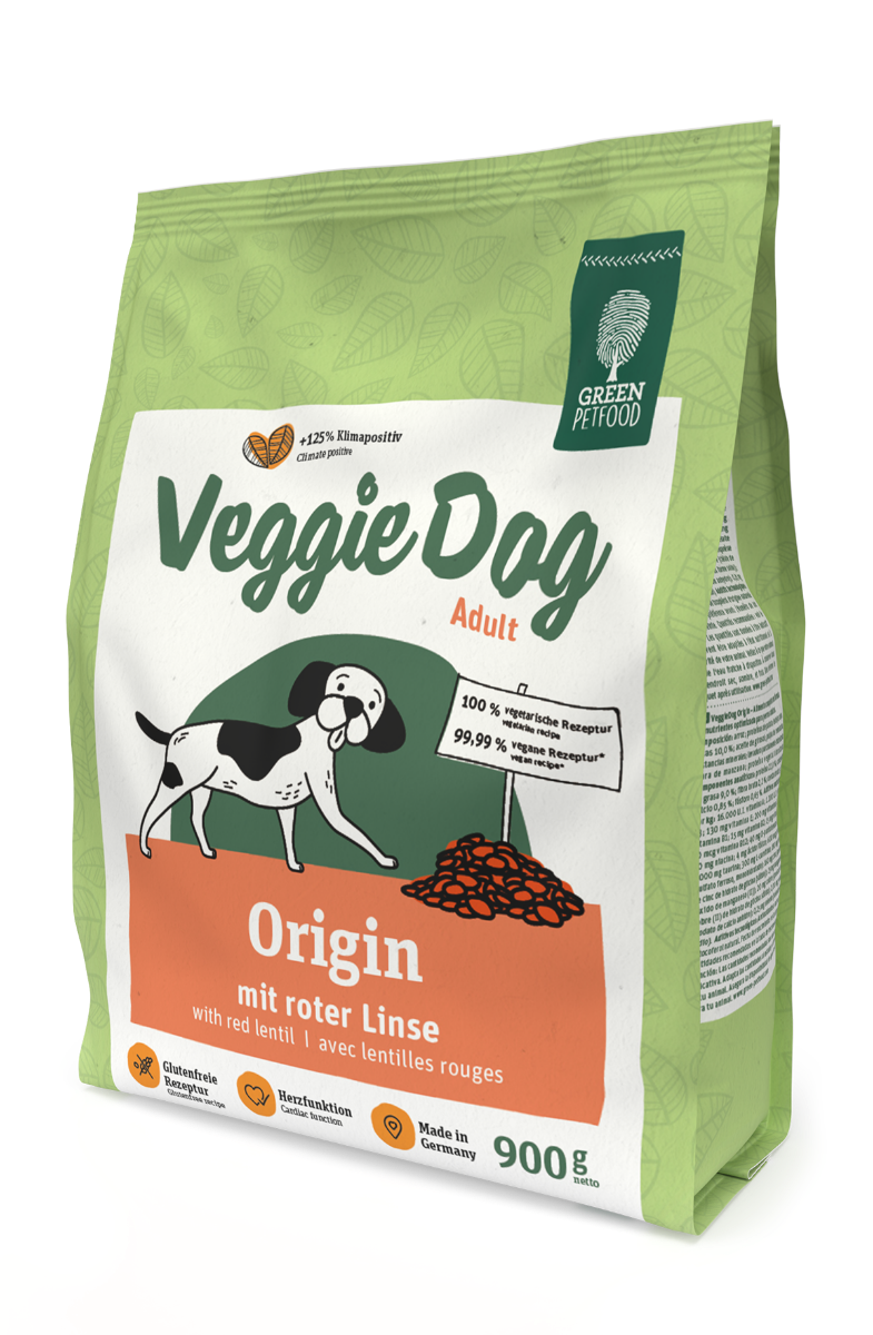 Green Petfood VeggieDog Origin, 0,9Kg Sack