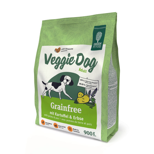 Green Petfood VeggieDog Grainfree, 5 x 0,9Kg Sack