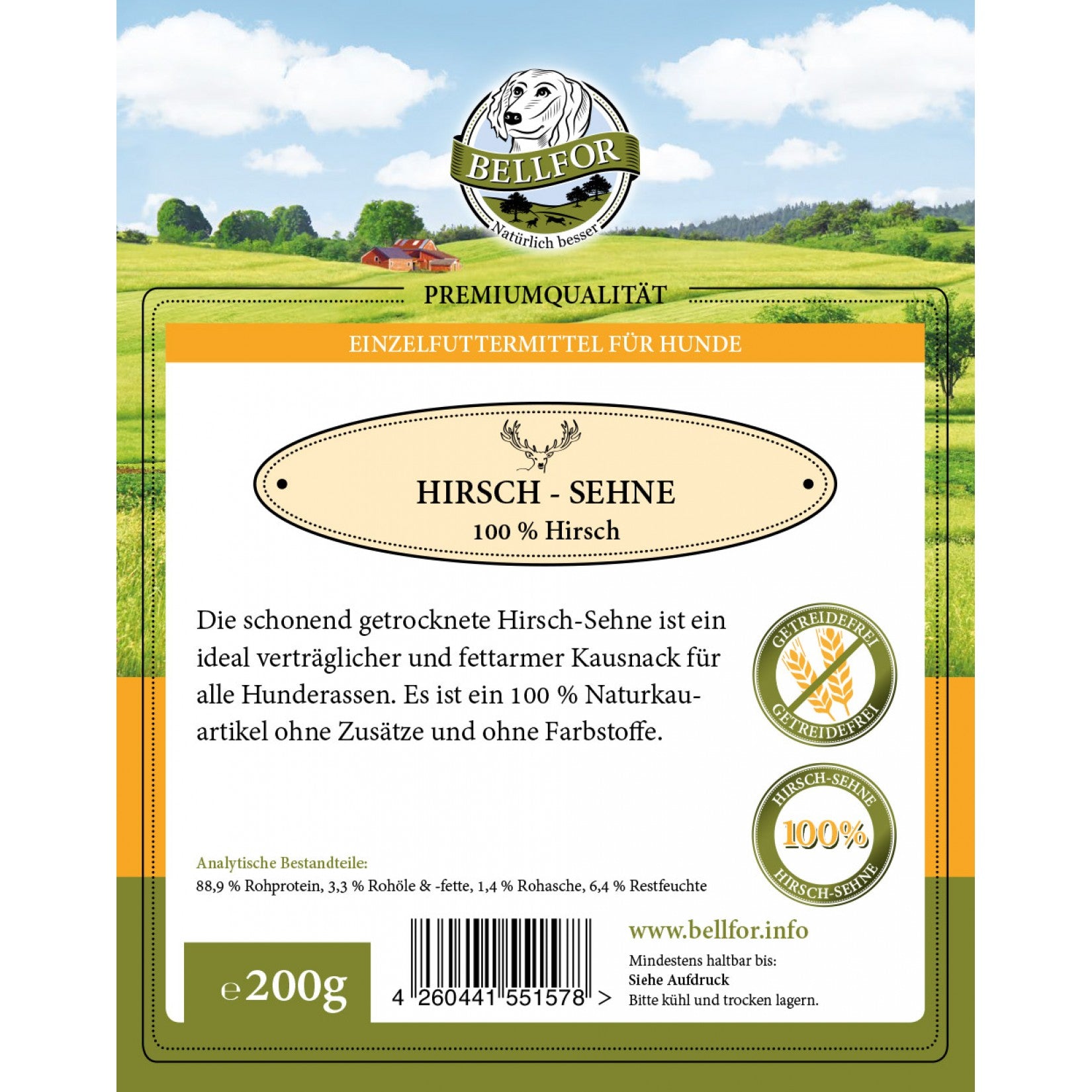 Hirsch-Sehne - 200g.