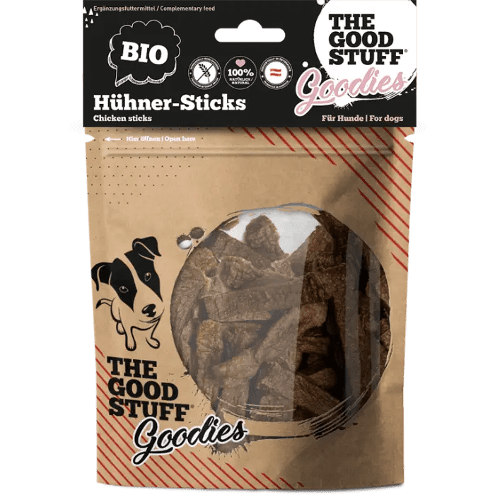 BIO Hühner-Sticks (150g) - Hundeleckerlie