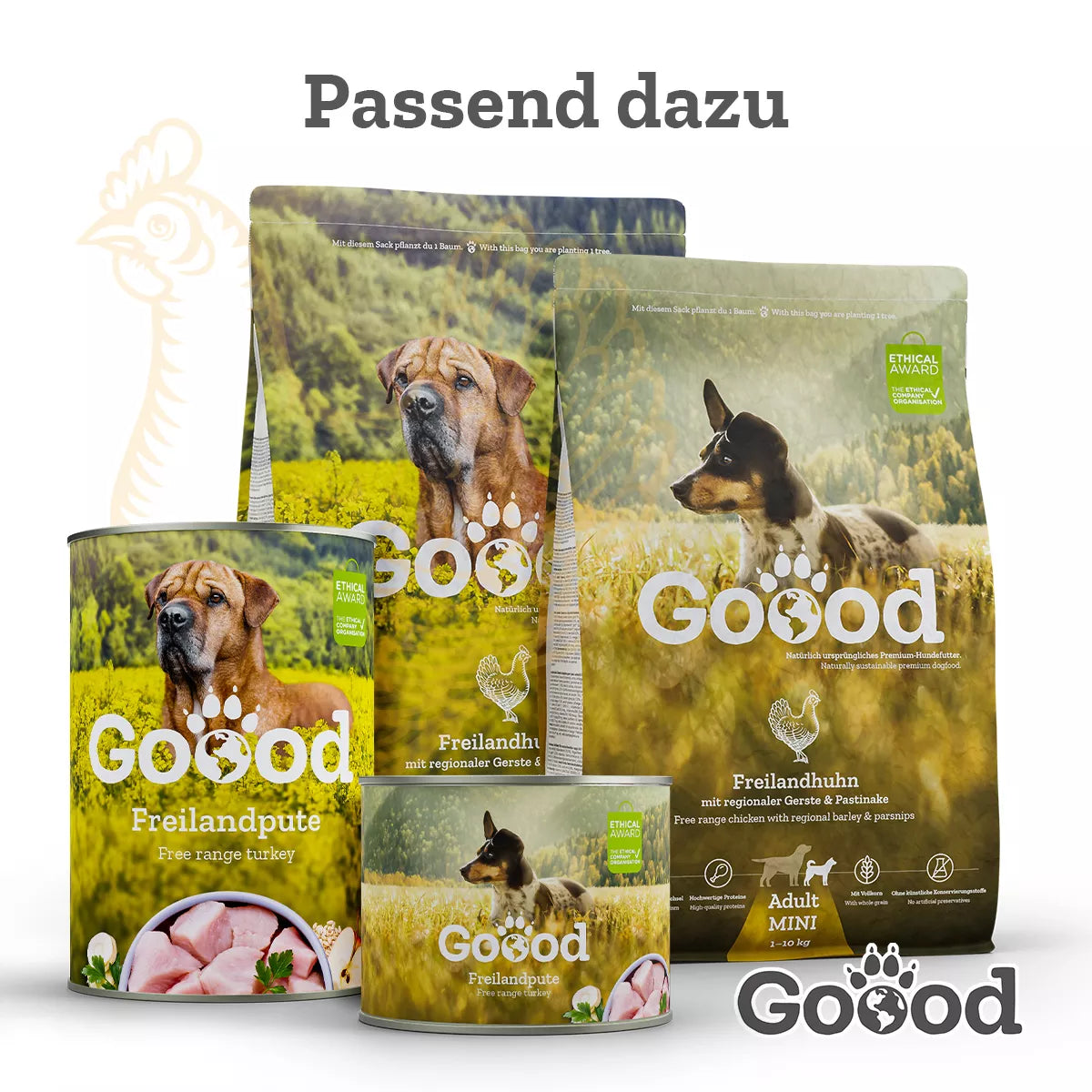 GOOOD Adult Soft Gooodies - Freilandhuhn, 100g