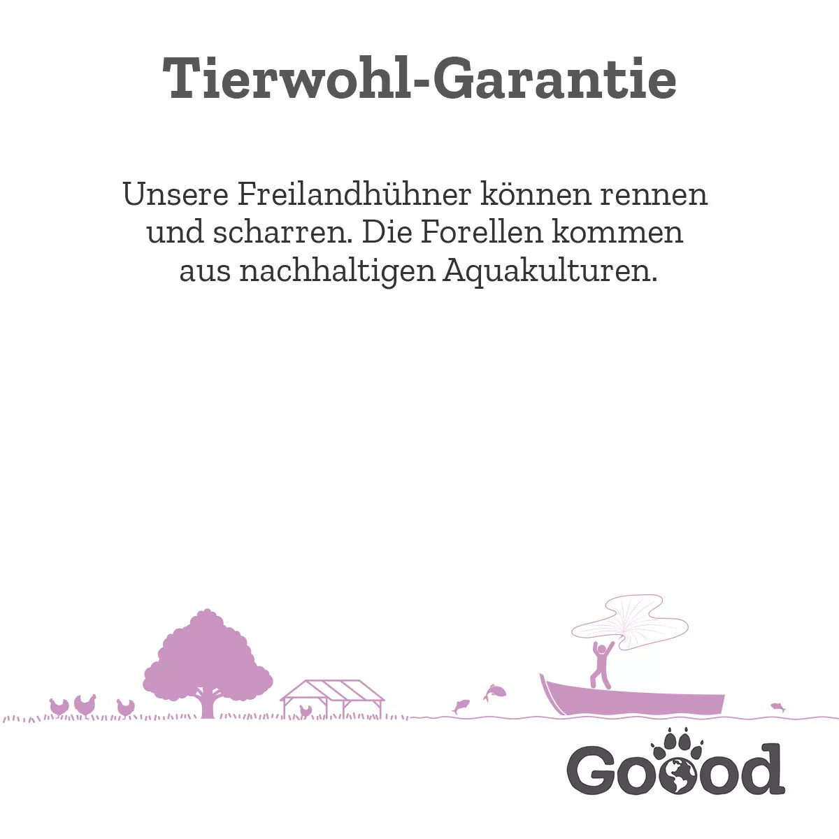 GOOOD Senior - Freilandhuhn & Nachhaltige Forelle, 1,8Kg Sack