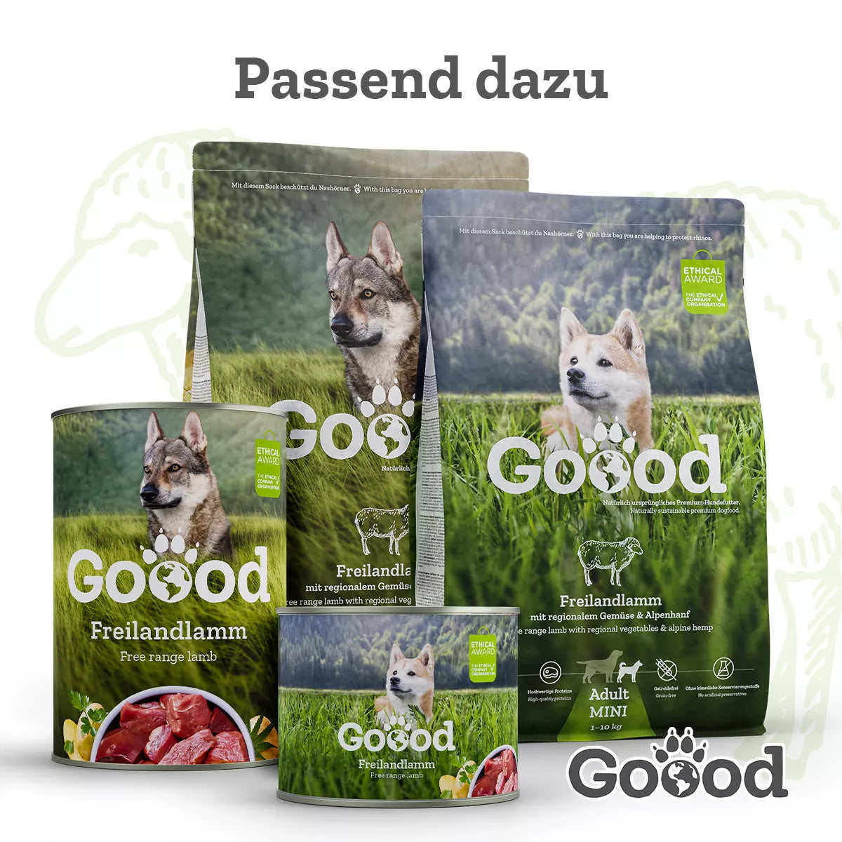 GOOOD Adult Soft Gooodies - Freilandlamm, 100g