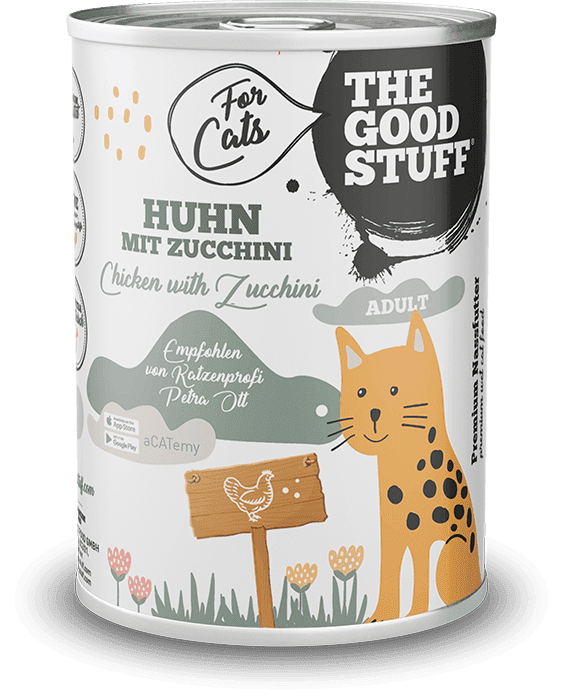 Huhn & Zuchini Dose 400g - Katzenfutter
