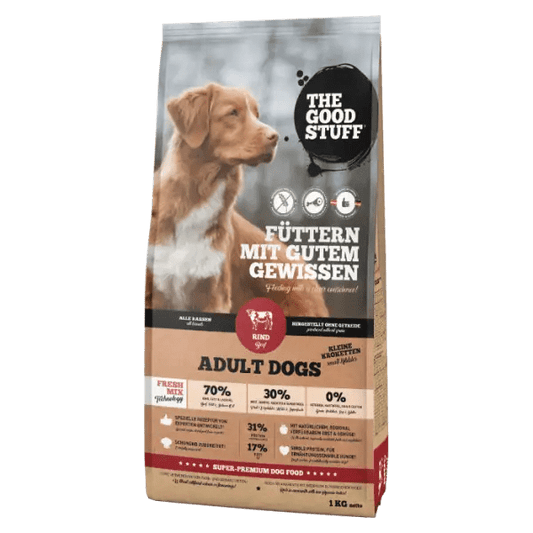 Minis - Rind (Adult) 1 Kg Sack - Hundefutter