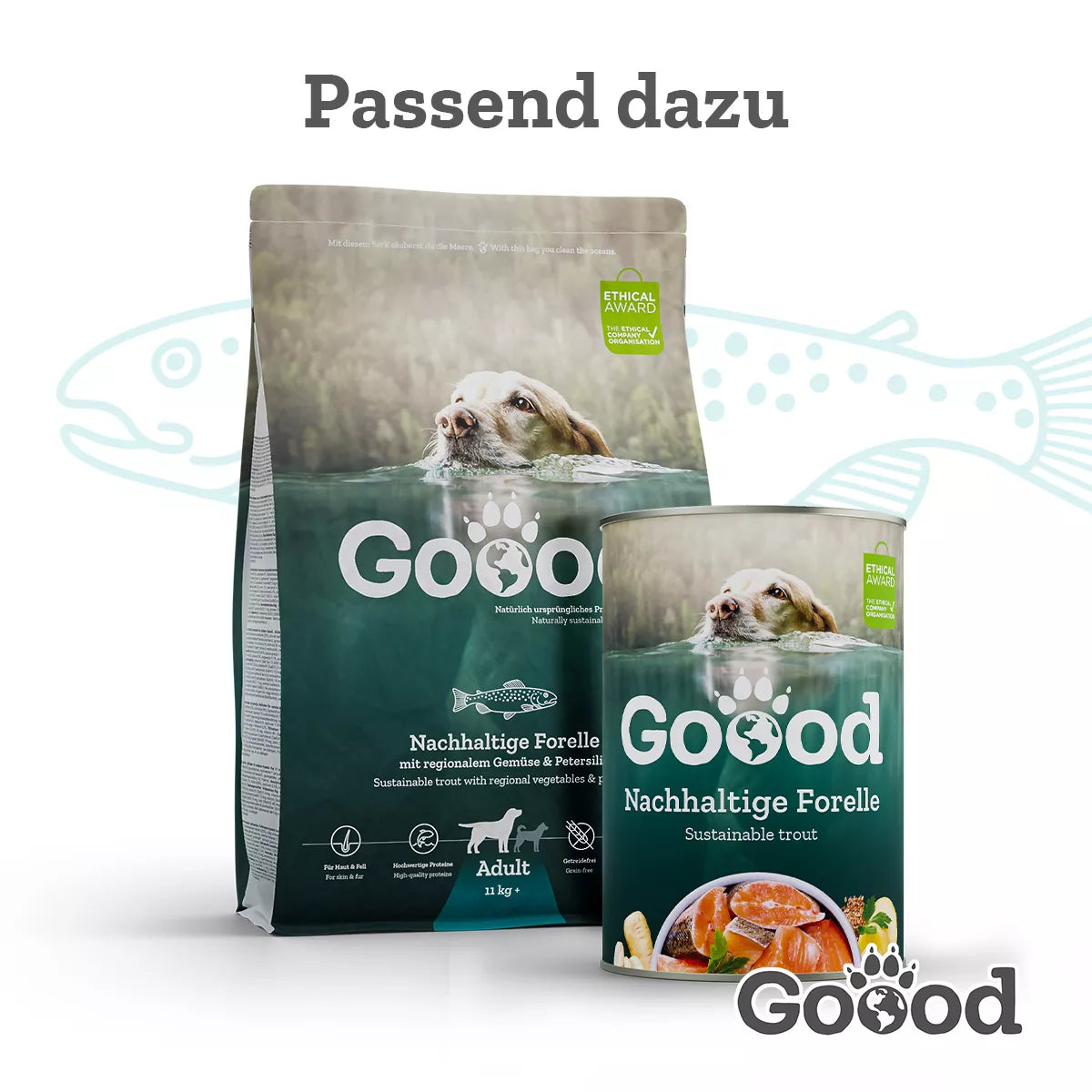 GOOOD Adult Soft Gooodies - Nachhaltige Forelle, 100g