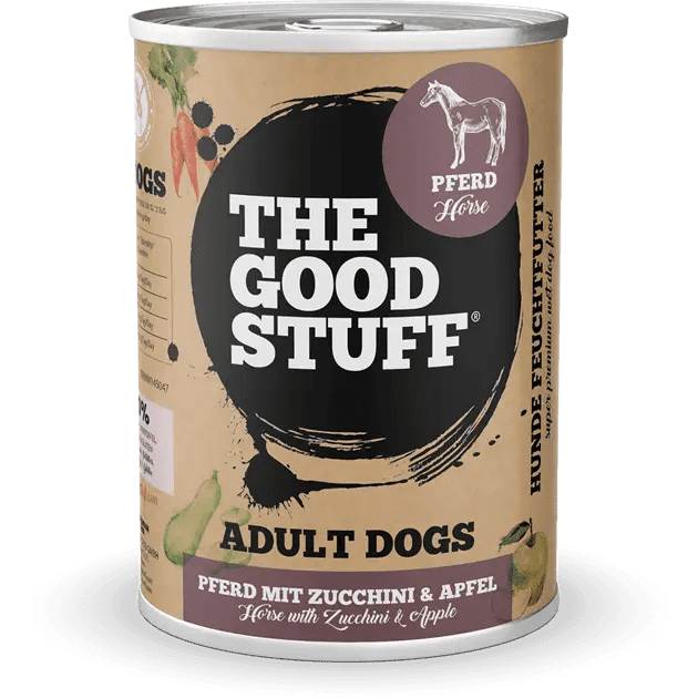 PFERD mit ZUCCHINI & Apfel 400 Gr Dose - Hundefutter
