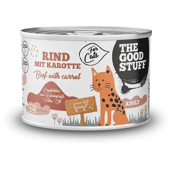 Rind & Karotte 200g Dose - Katzenfutter