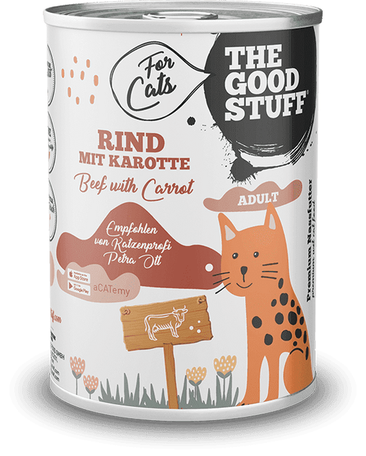 Rind & Karotte 400g Dose - Katzenfutter