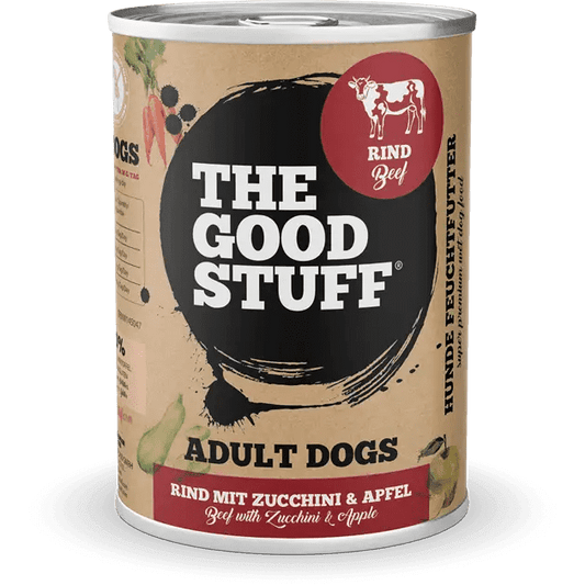 RIND mit ZUCCHINI & Apfel 800 Gr Dose - Hundefutter